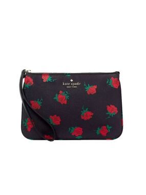 Kate Spade New York Chelsea The Little Better Floral Wristlet Pouch - Rose Toss